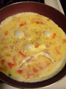 The egg is not happy that you are eating healtier. Shouldn't this be a happy egg?